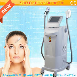 Dual Handpiece IPL Laser Hair Removal Machine SHR System For Women / Men