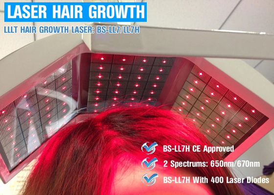 Energy Adjustable Hair Laser Growth Machine With 650nm / 670nm Wavelength Real Laser Diodes
